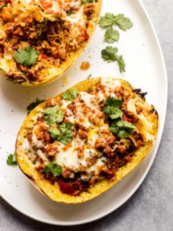 stuffed spaghetti squash