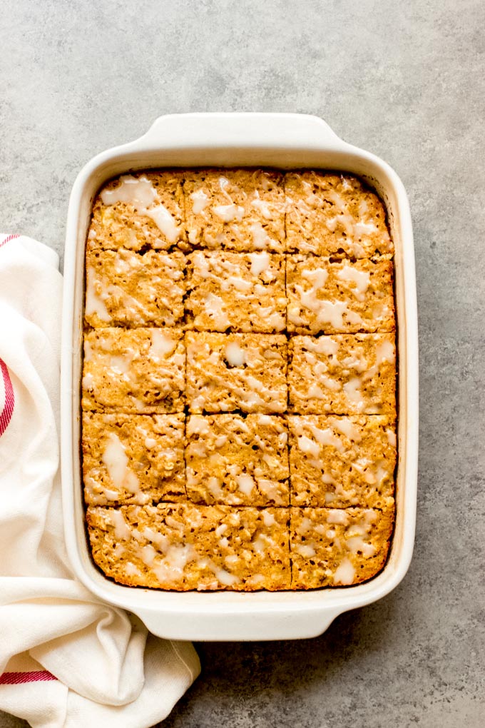 banana oatmeal bars