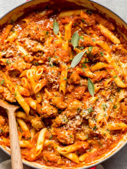 pumpkin and sausage pasta recipe