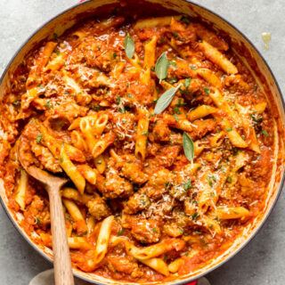 pumpkin and sausage pasta recipe