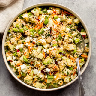 quinoa salad with apples