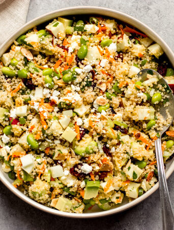 quinoa salad with apples