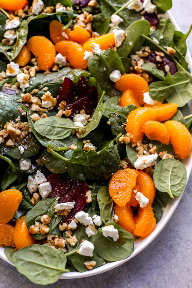 Spinach Salad with Mandarin Oranges Little Broken