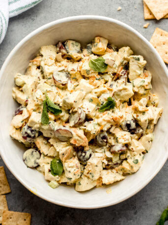 chicken salad with curry