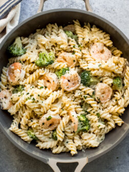 shrimp alfredo bake recipe