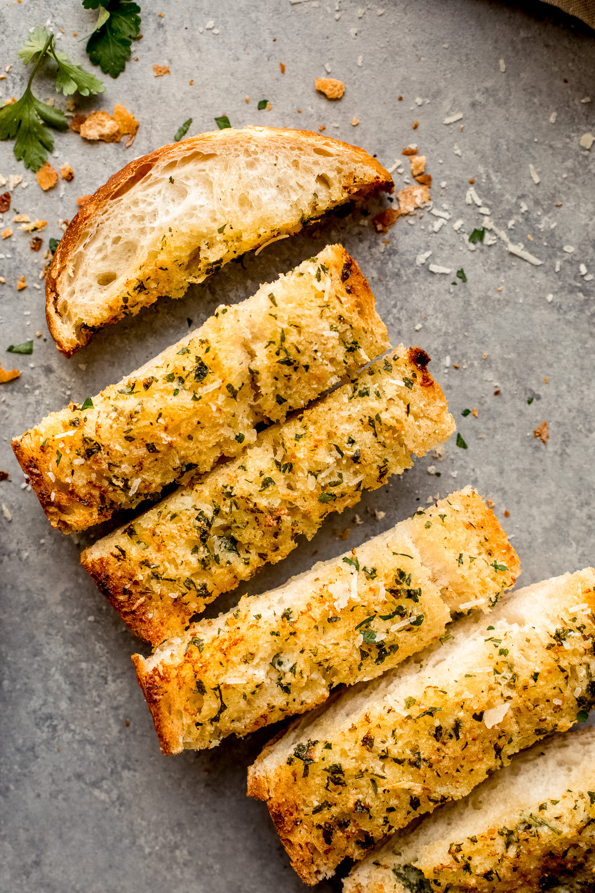 Sourdough Garlic Bread With Parmesan Little Broken
