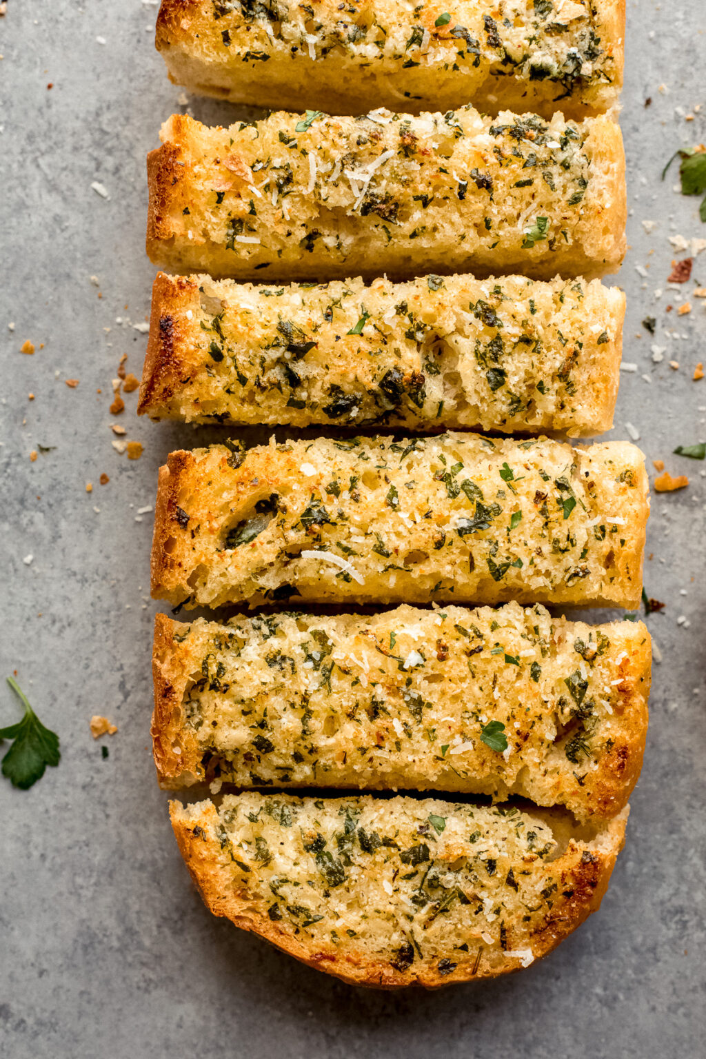 Sourdough Garlic Bread with Parmesan Little Broken