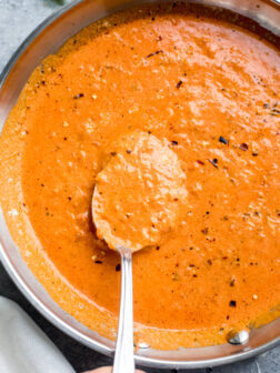 tomato cream sauce