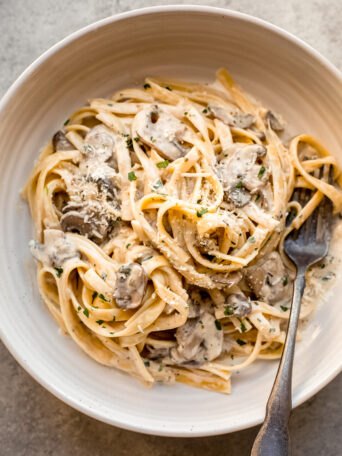creamy mushroom pasta sauce