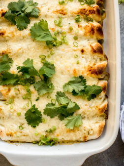 ground chicken sour cream enchiladas