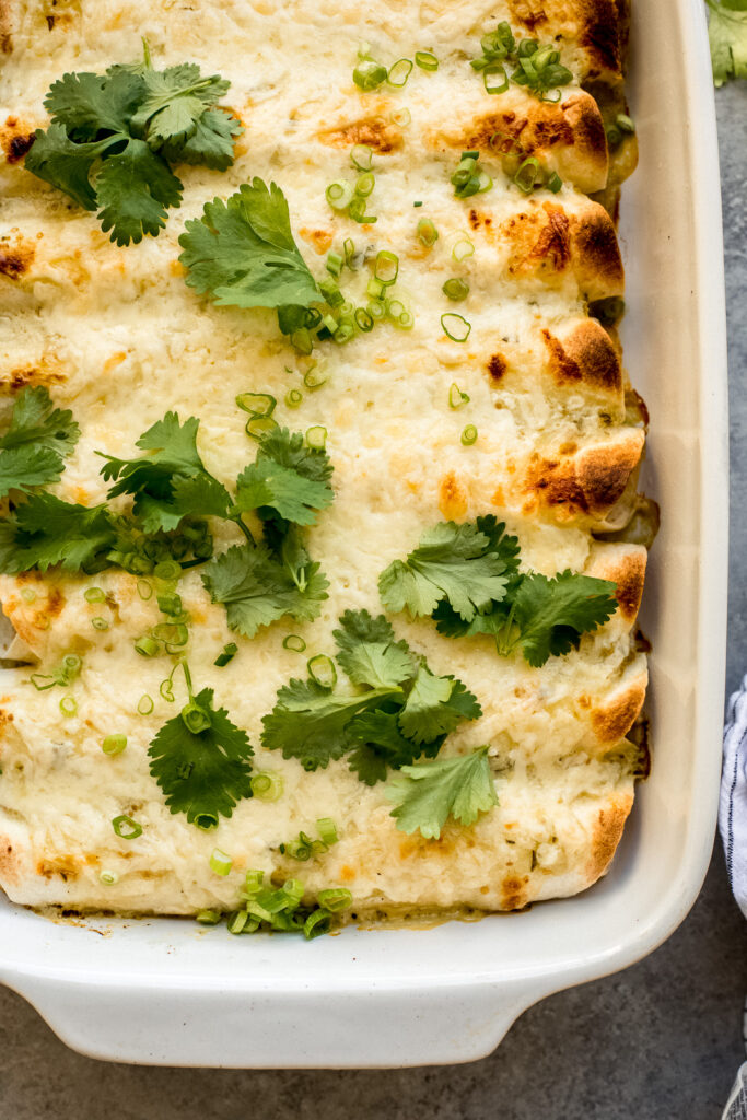 ground chicken sour cream enchiladas