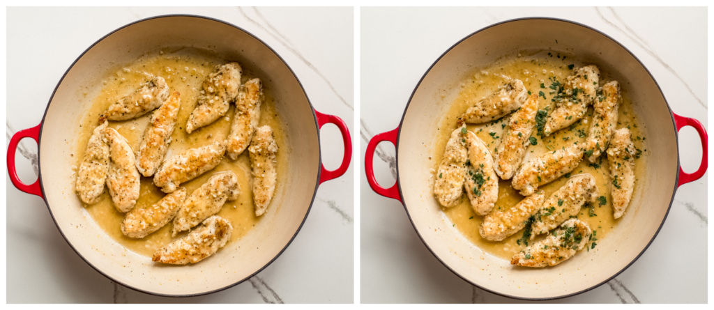 lemon pepper chicken tenders skillet