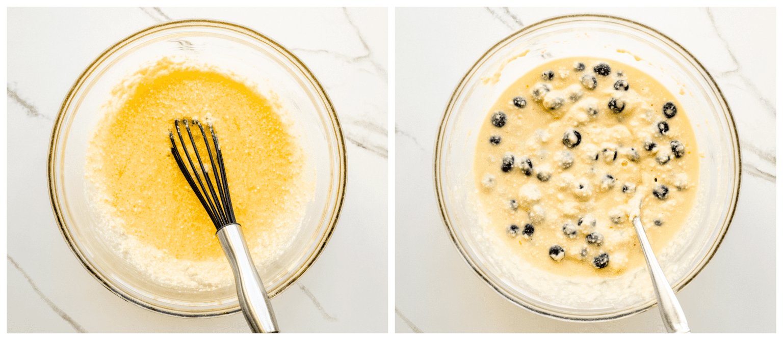 wet ingredients in a bowl
