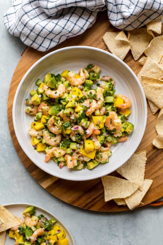 shrimp mango avocado salad 