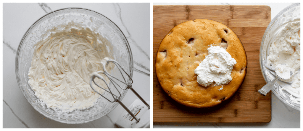 whipped topping in a bowl