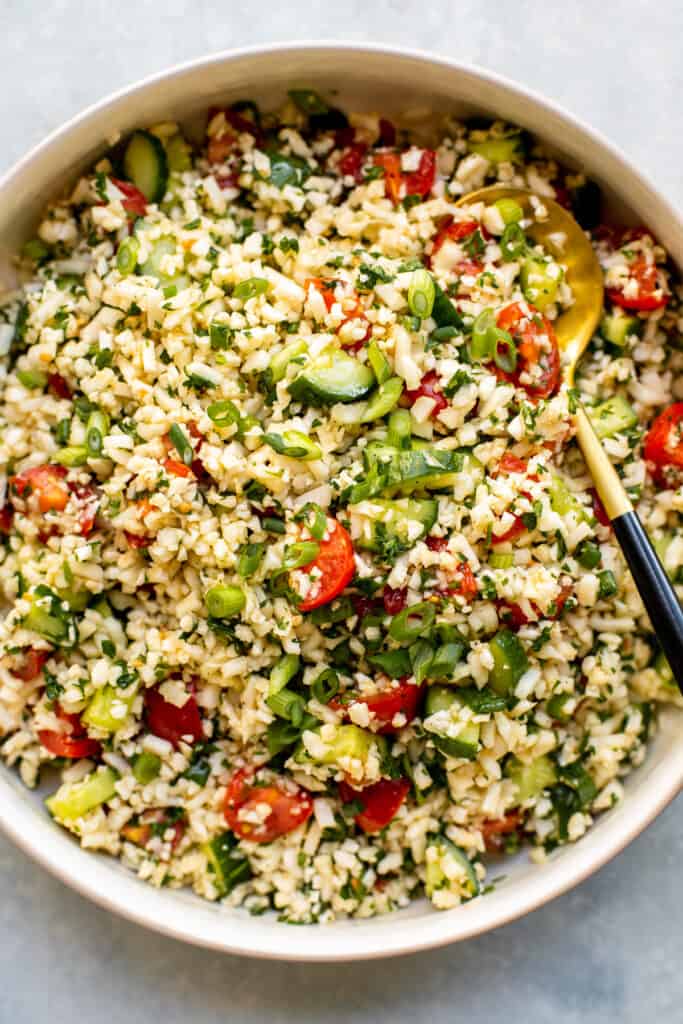 tabbouleh with cauliflower