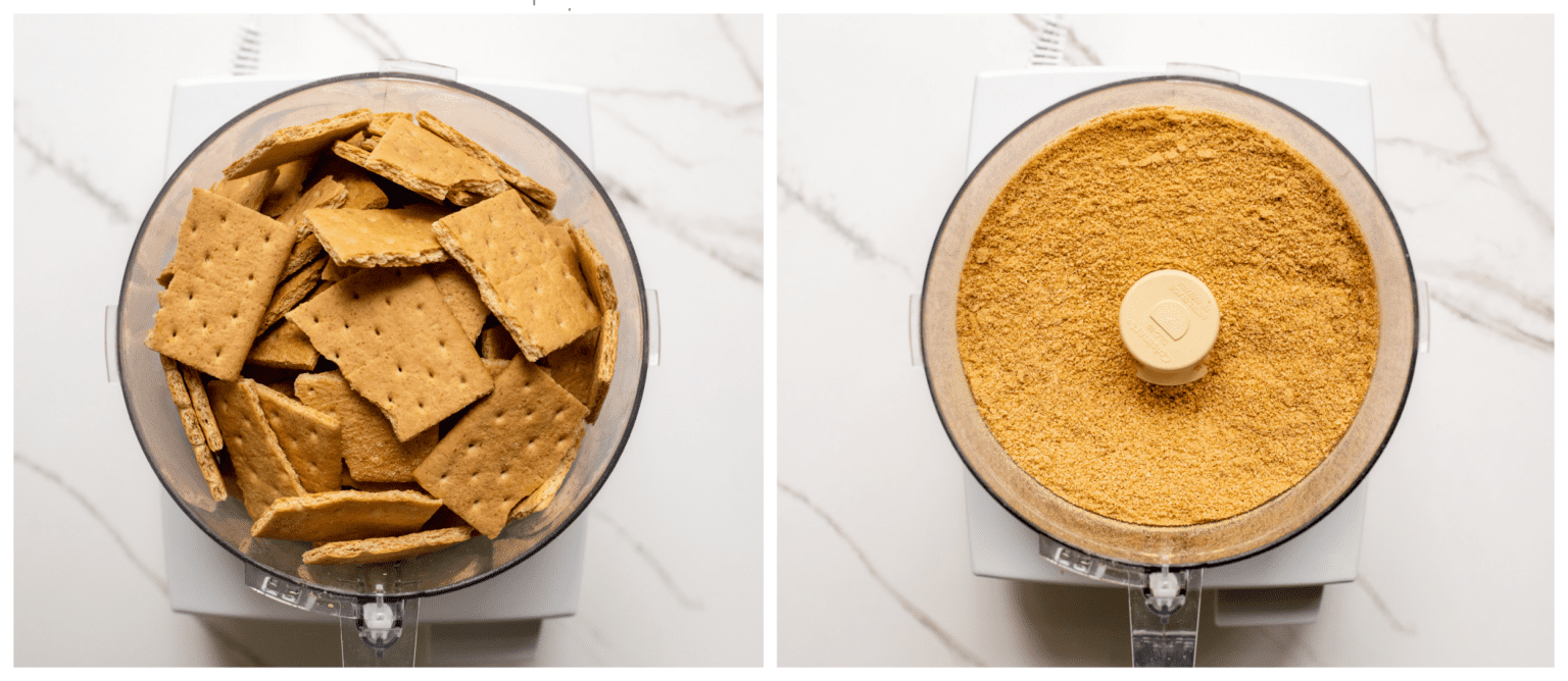 graham crackers in a food processor