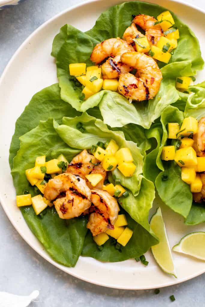 shrimp lettuce wrap