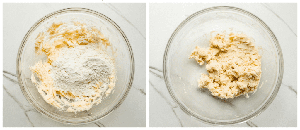 dough for cherry pies in a bowl