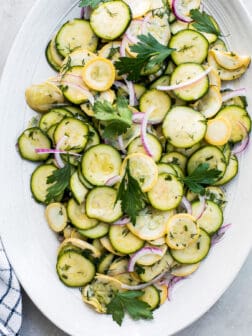 summer squash salad