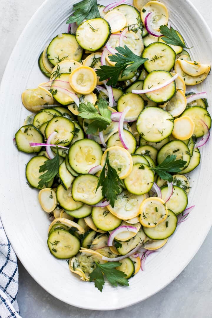 summer squash salad 