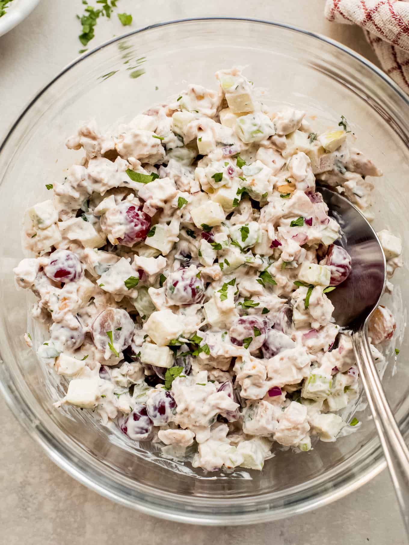 chicken salad with apples