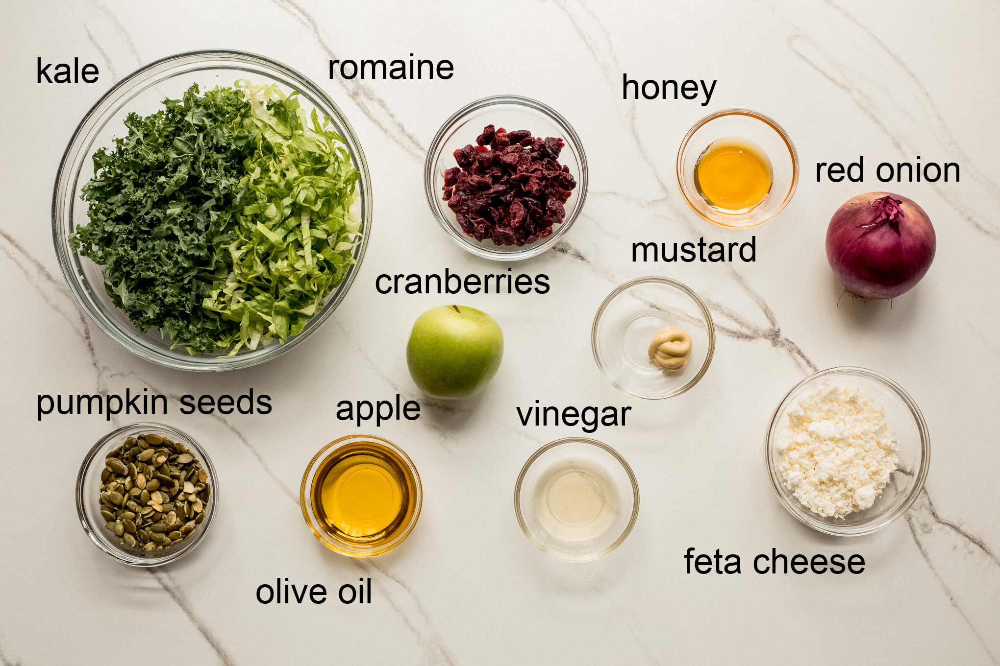 kale apple salad ingredients