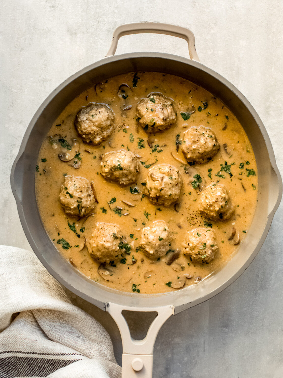 Chicken Meatball Stroganoff Little Broken