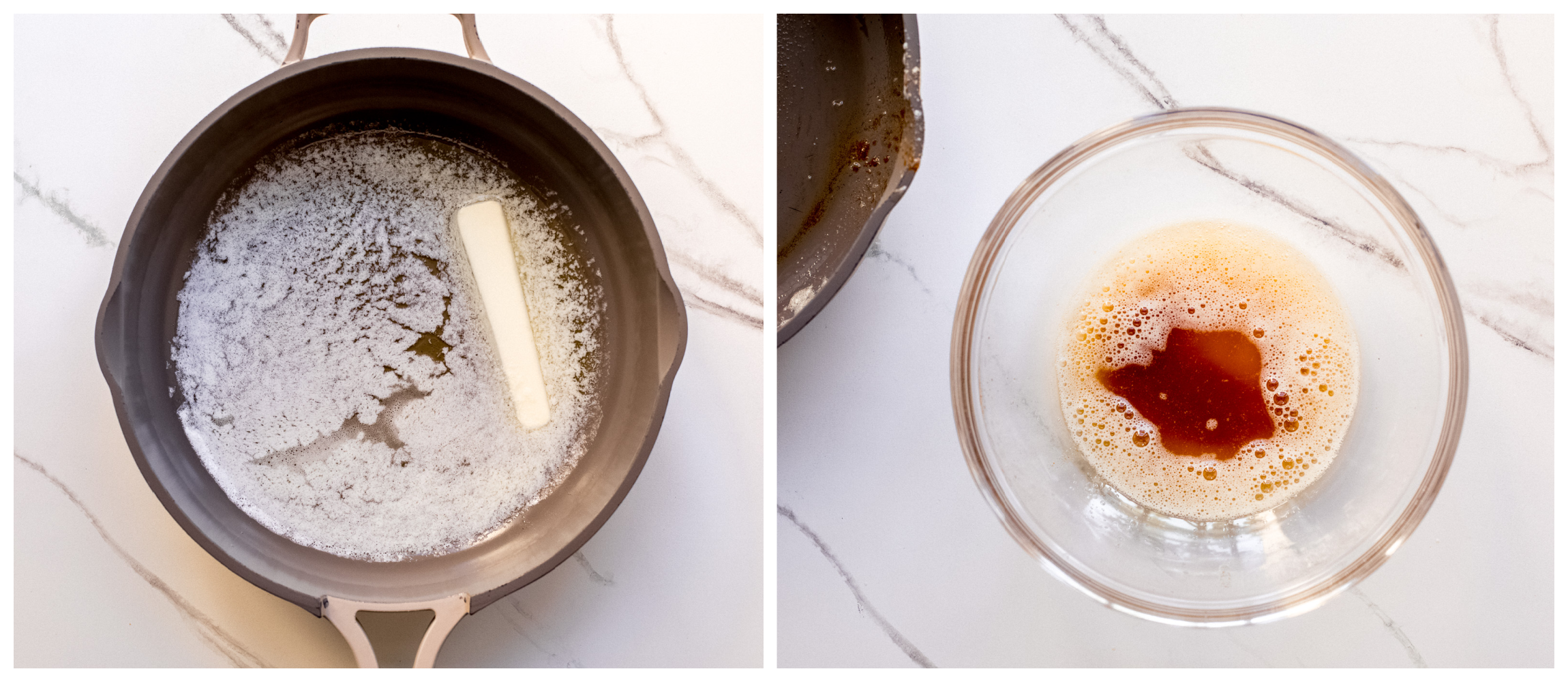 browned butter in a bowl