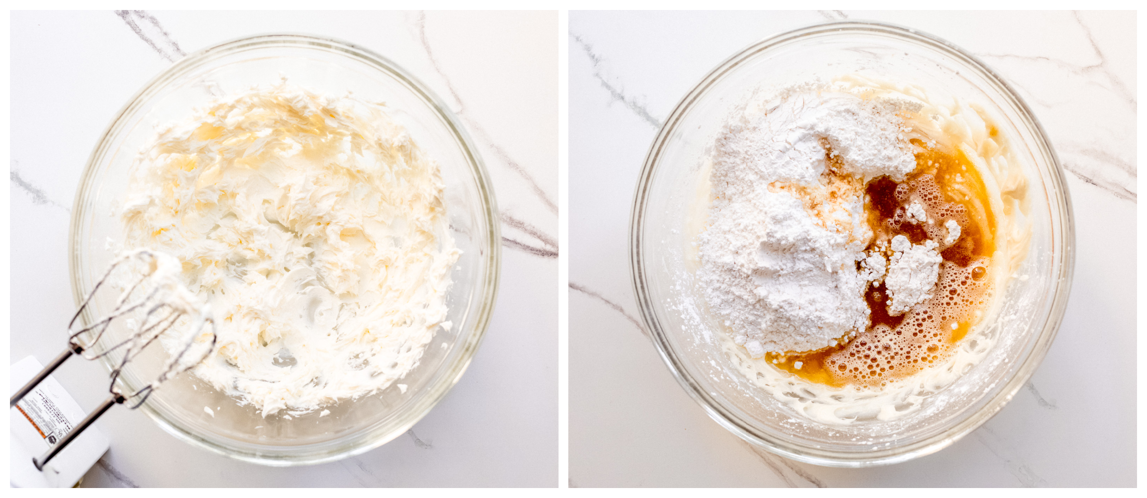 brown butter cream cheese frosting in a bowl