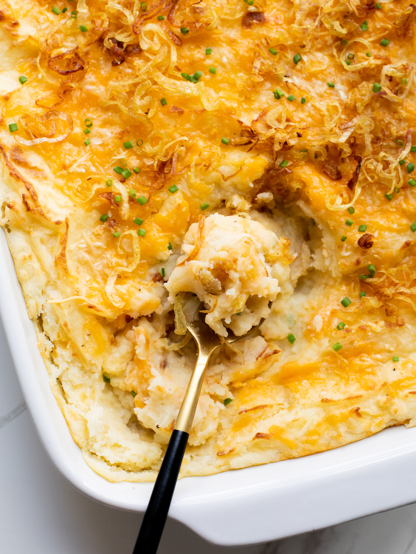 cheesy mashed potato bake