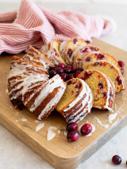 cranberry sour cream coffee cake