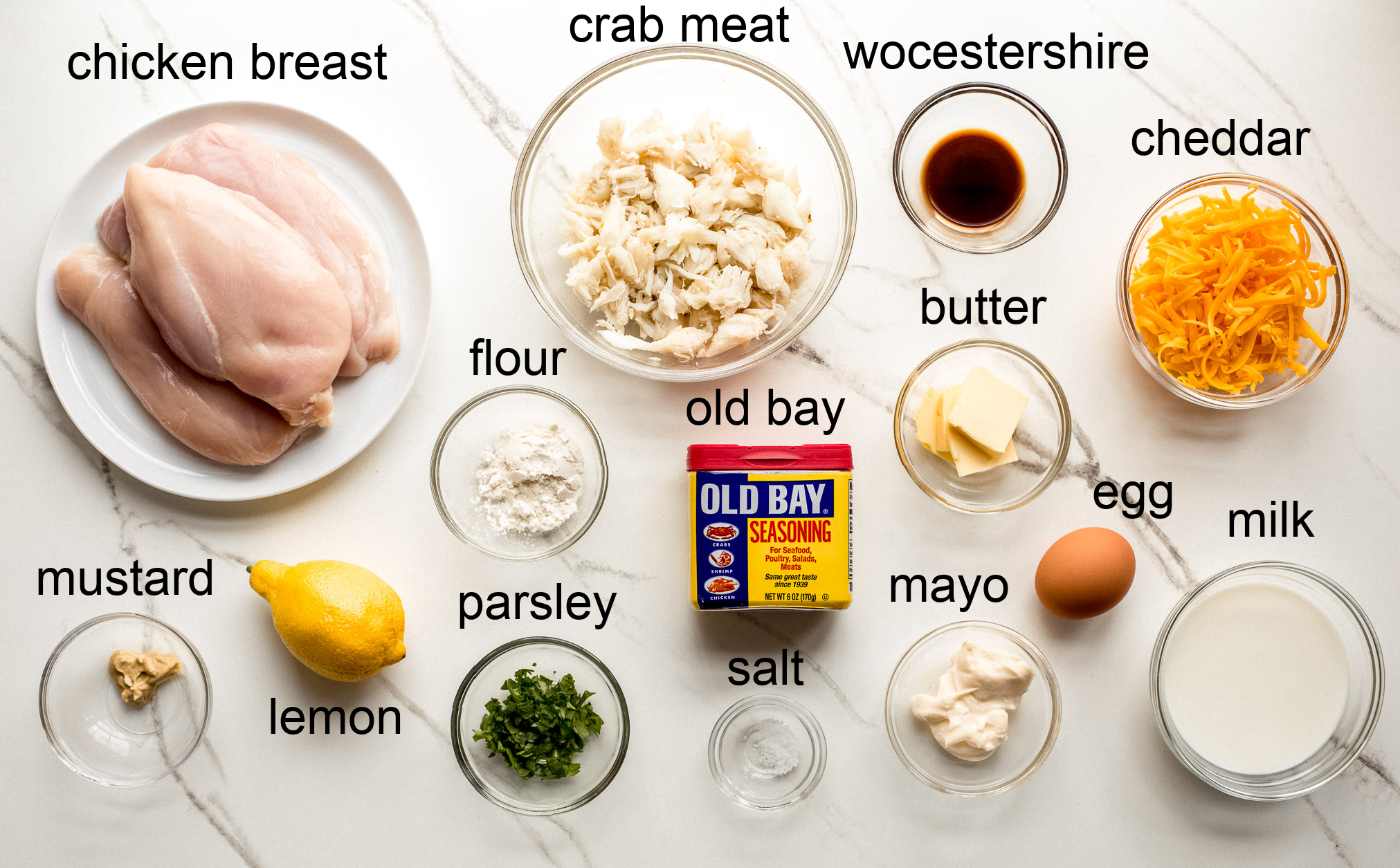 ingredients for chicken chesapeake
