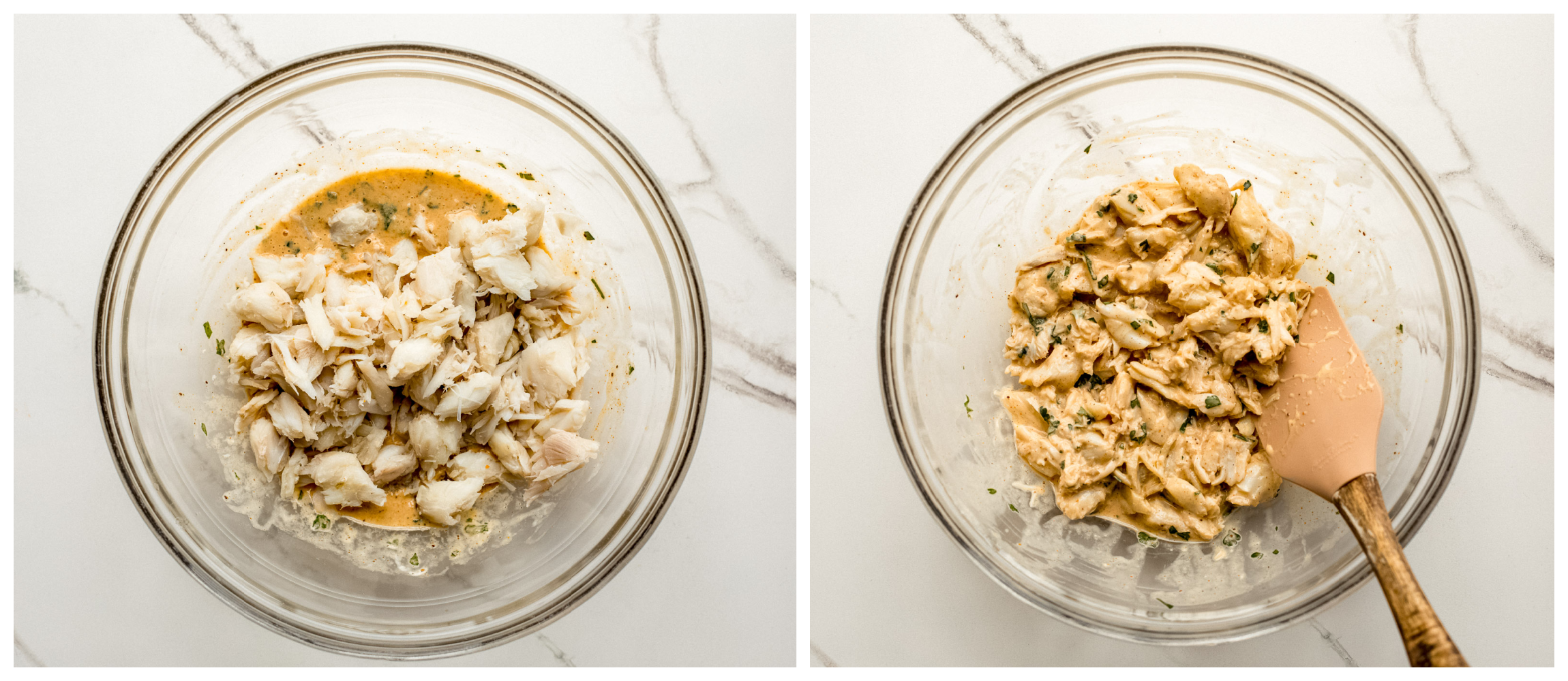 crab mixture in a bowl