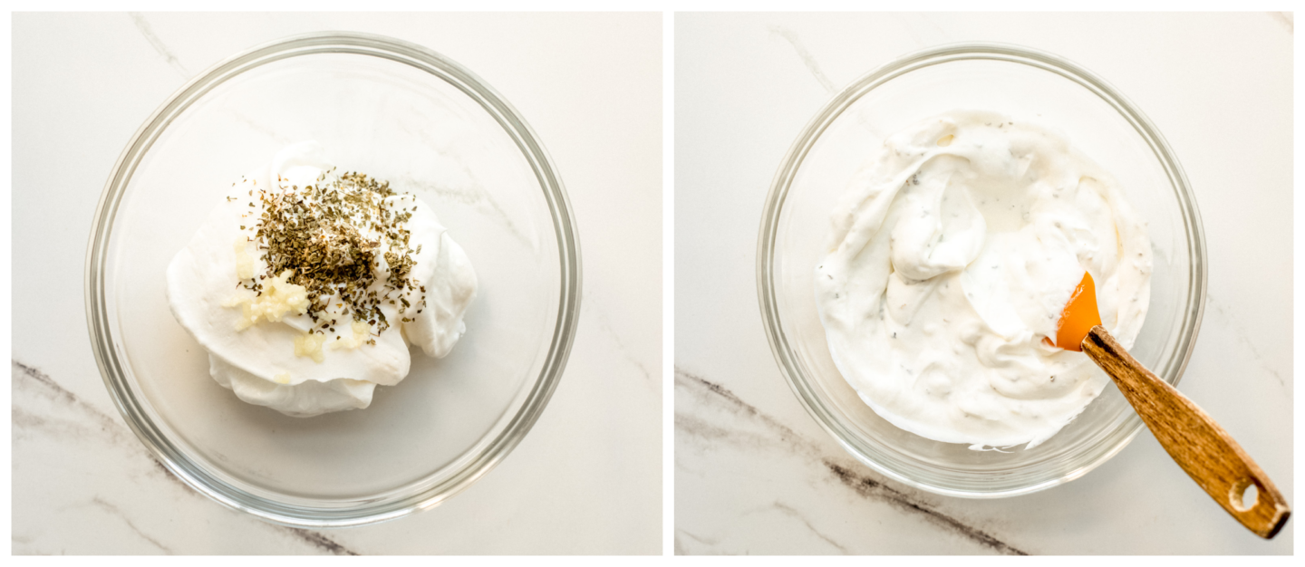 greek yogurt in a bowl