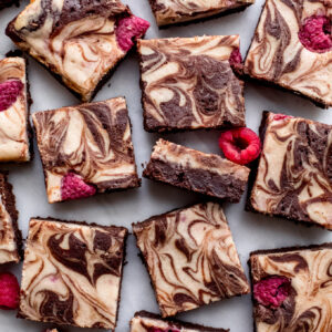 raspberry brownies