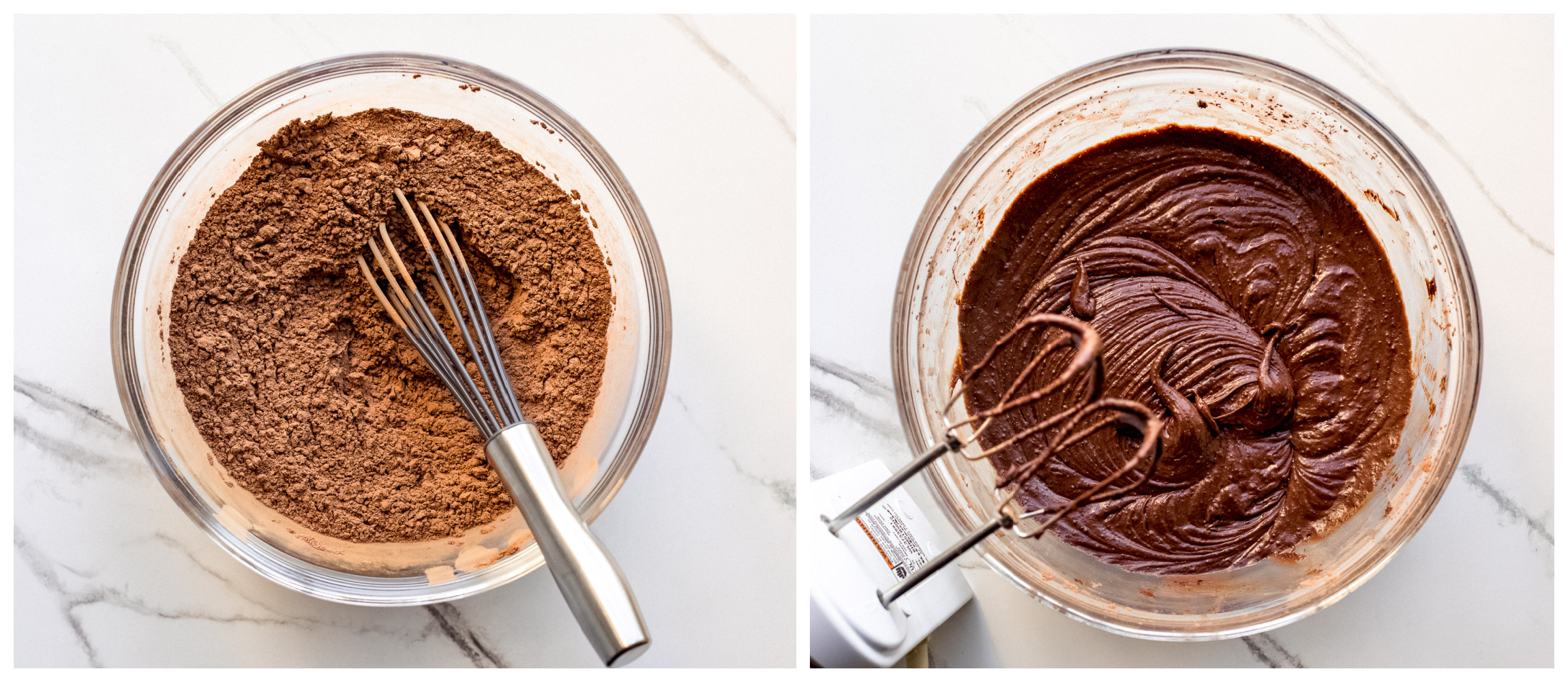 brownies batter in a mixing bowl