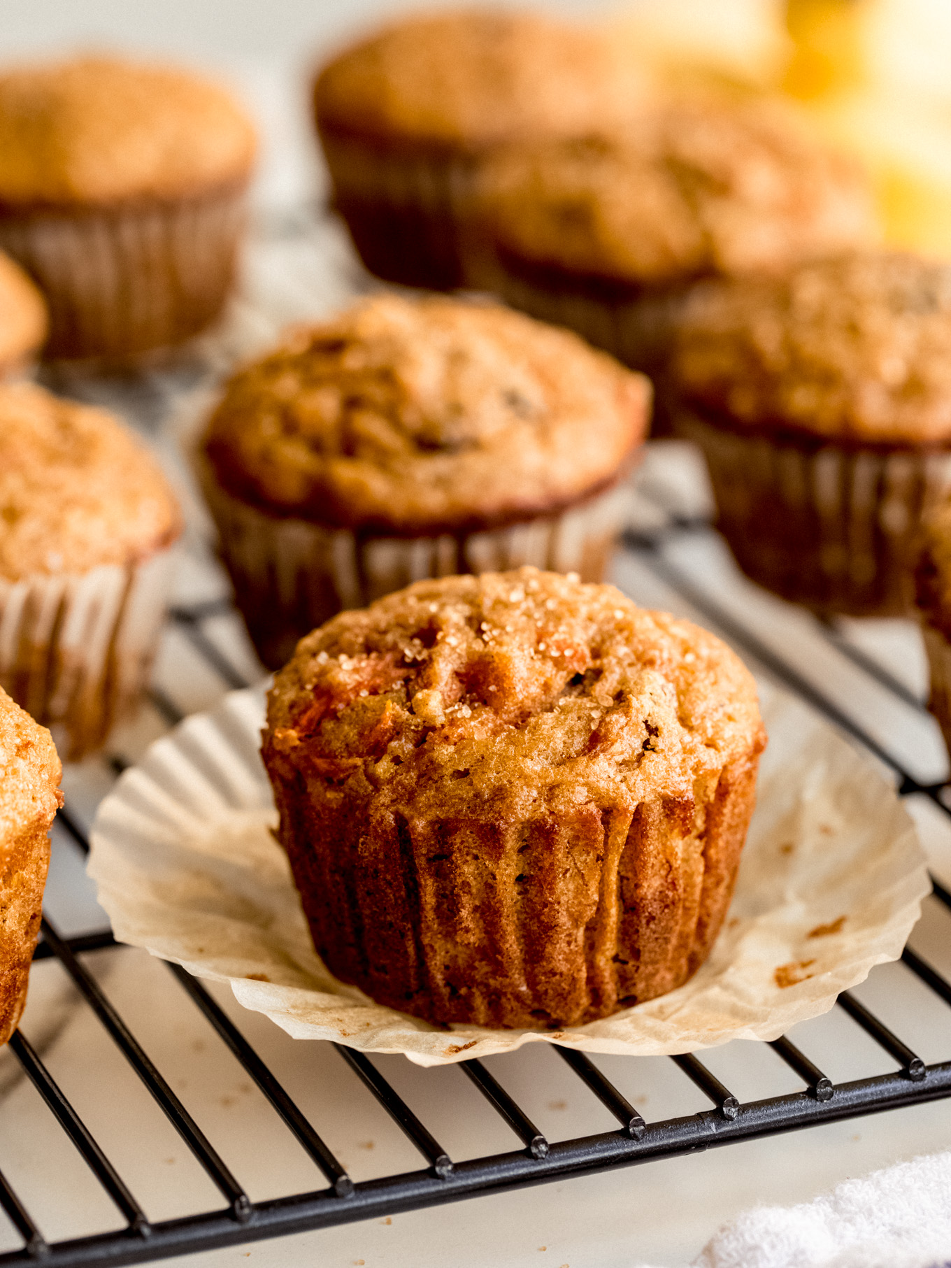 carrot banana muffins