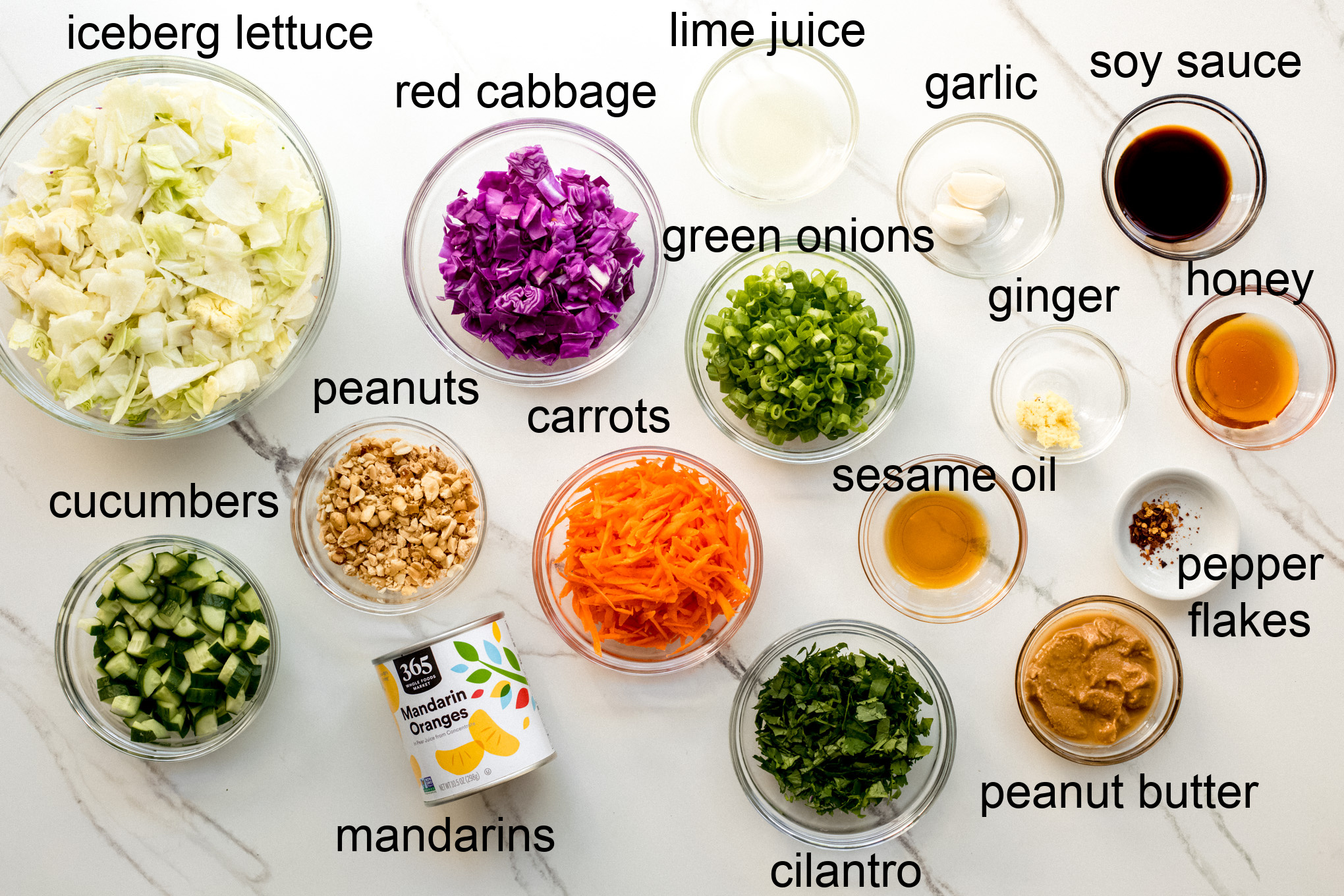 mandarin salad ingredients