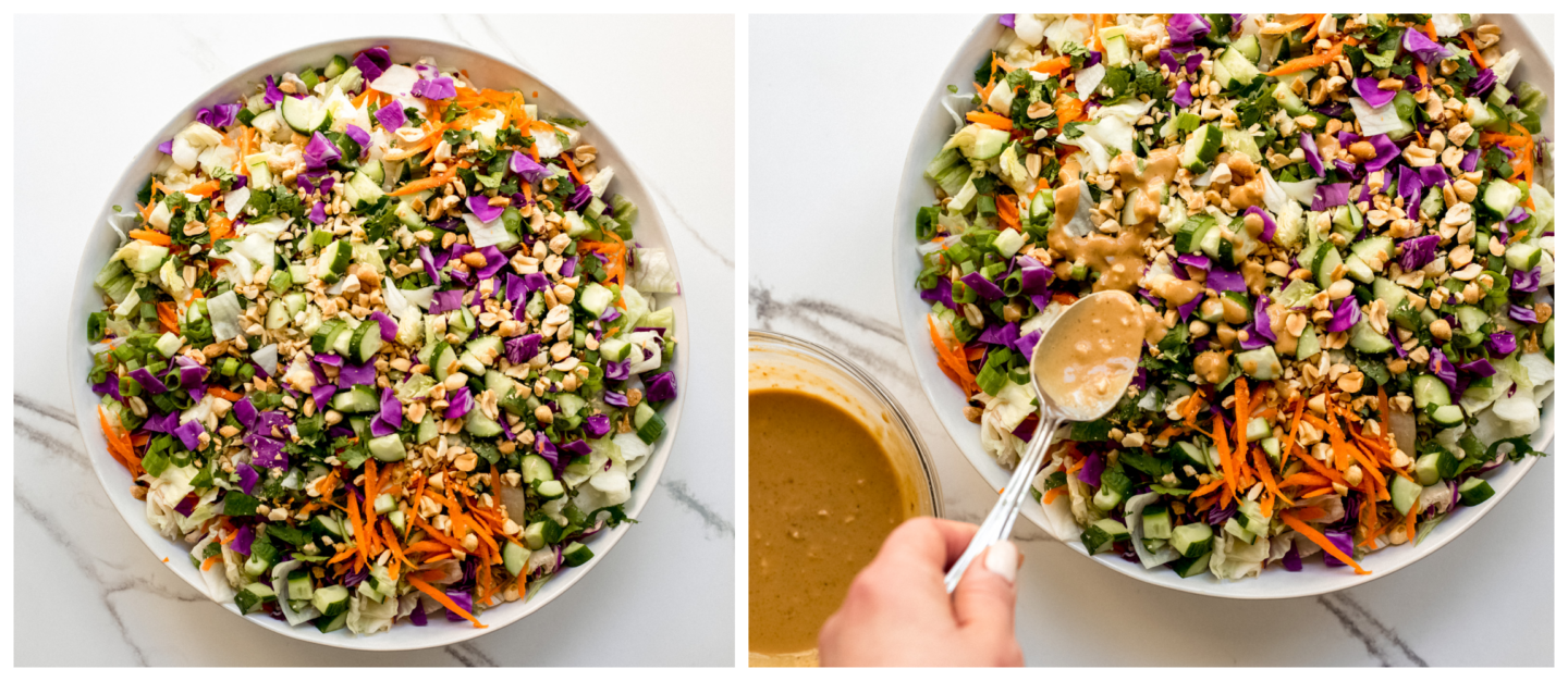 asian salad with mandarin oranges