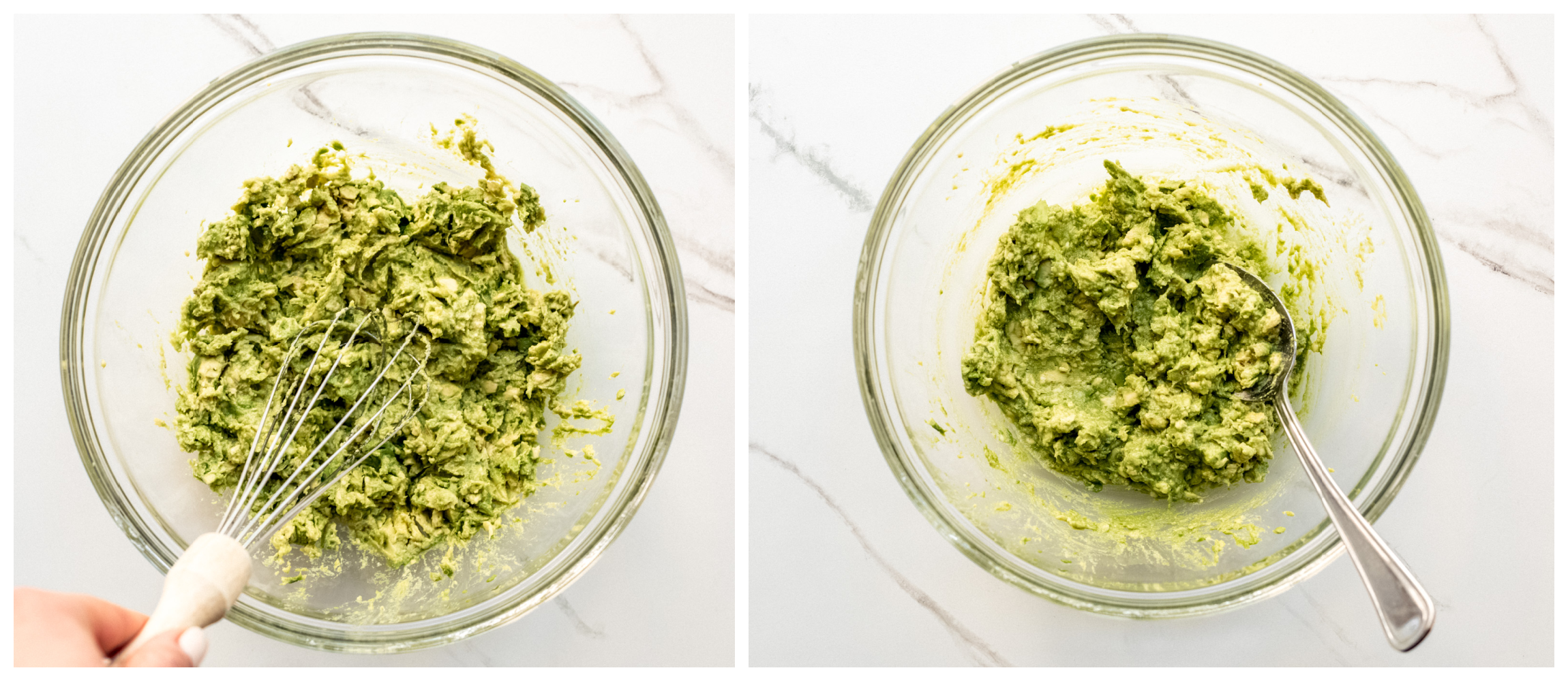 mashed avocados in a bowl