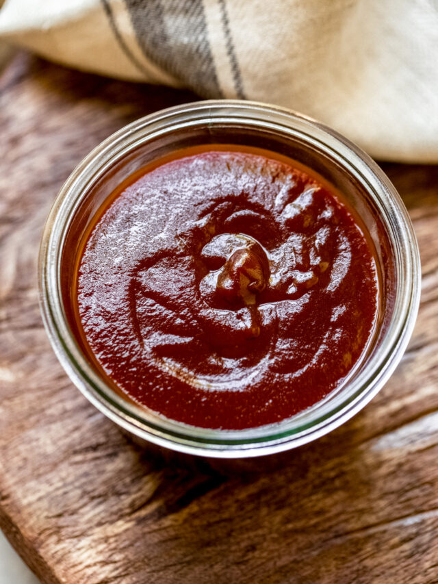 3 Ingredient BBQ Sauce with Ketchup - Little Broken