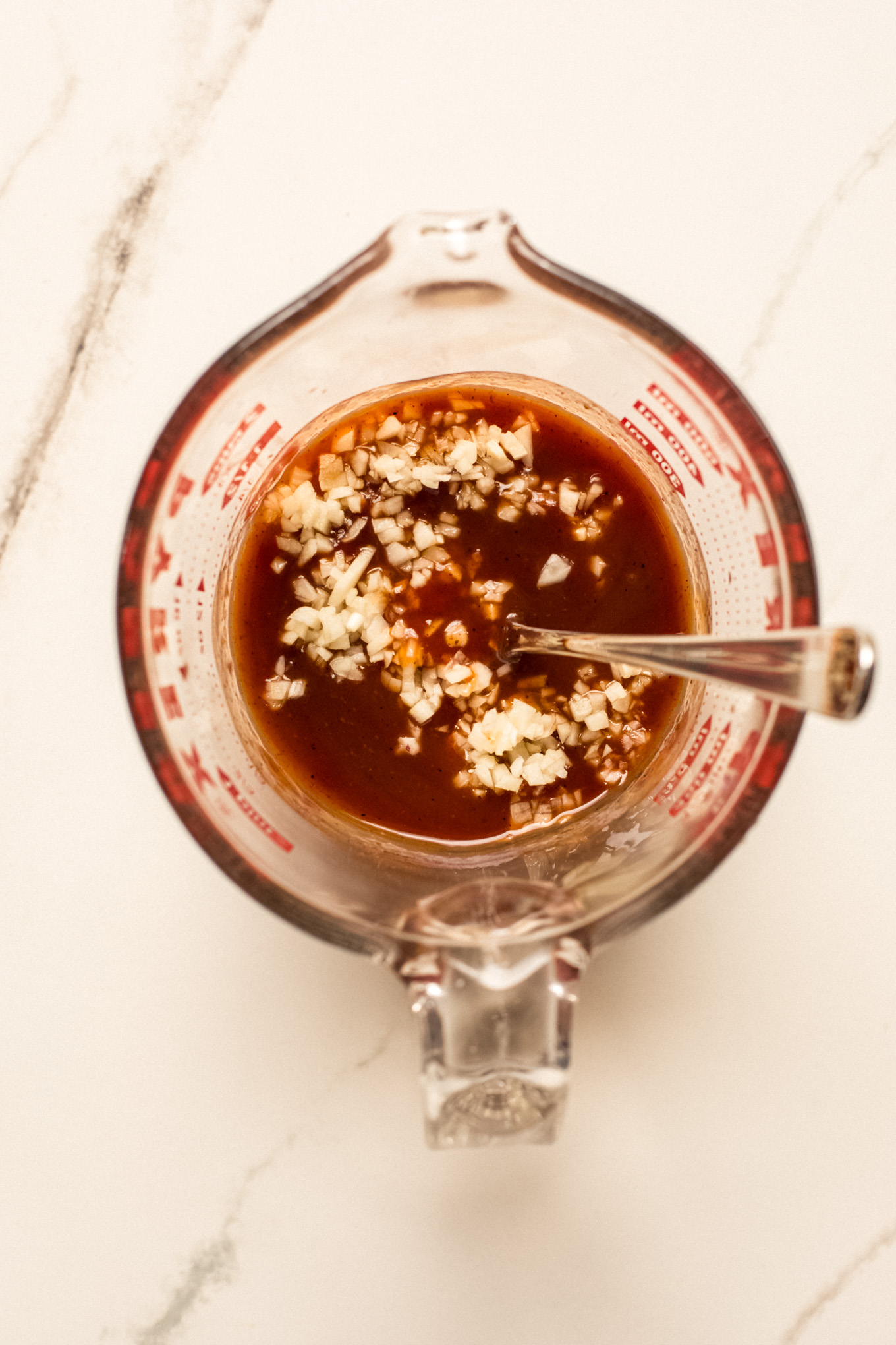 bbq sauce with garlic.