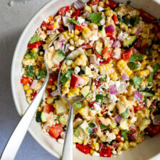Corn and Zucchini Salad-image