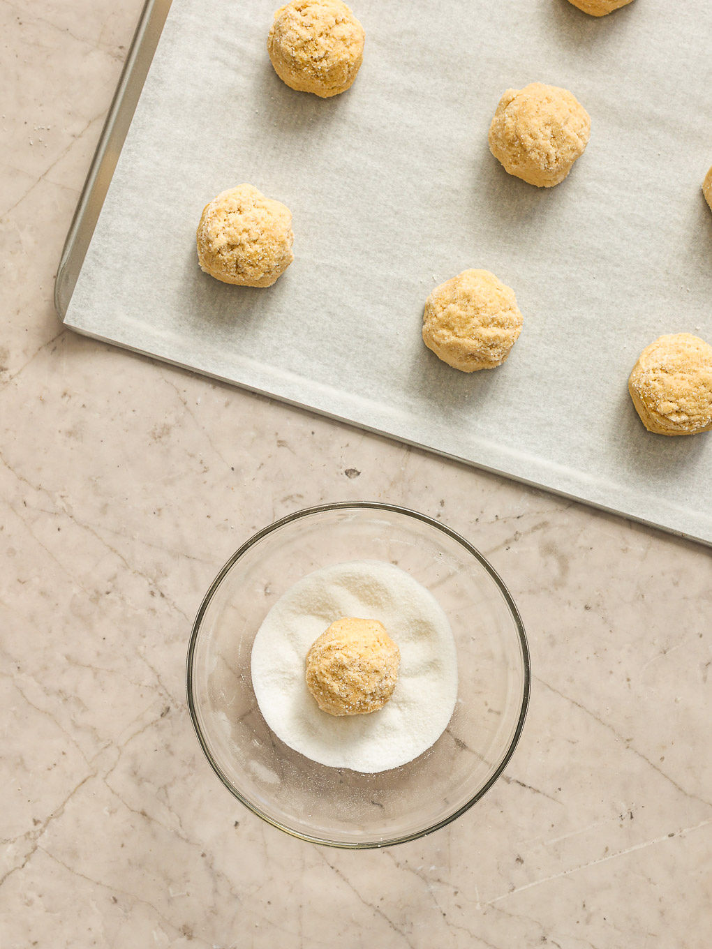 cookie inside sugar.