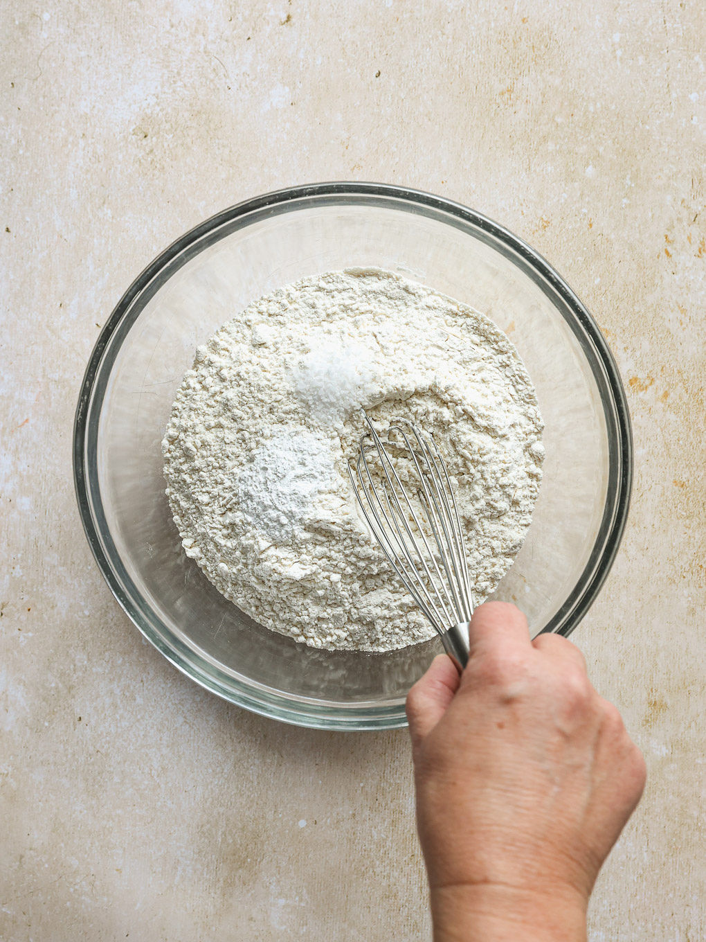 dry ingredients in a bowl.